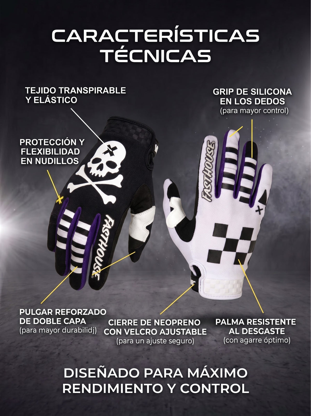 🏁Guantes VRTXFh Street Spec V2🏁